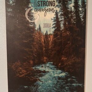 Inspirational Forest Canvas Art - Be Strong